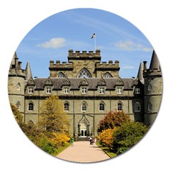 Inveraray Castle Magnet 5  (round) by trendistuff