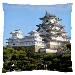 Himeji Castle Large Flano Cushion Cases (two Sides)  by trendistuff