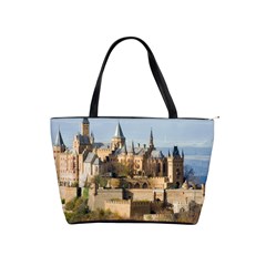 Hilltop Castle Shoulder Handbags by trendistuff