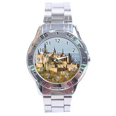 Hilltop Castle Stainless Steel Men s Watch by trendistuff