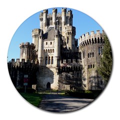 Butron Castle Round Mousepads by trendistuff