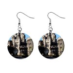 BUTRON CASTLE Mini Button Earrings Front