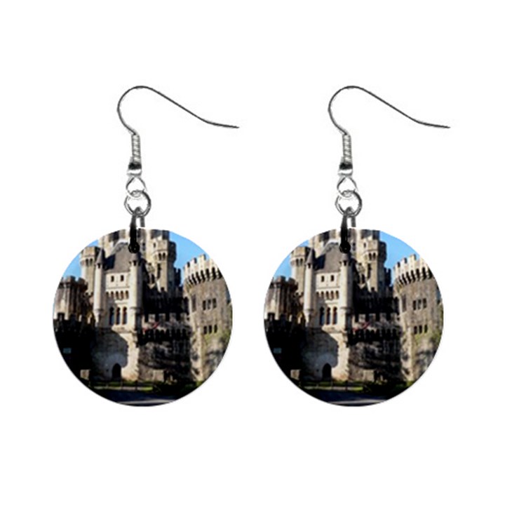 BUTRON CASTLE Mini Button Earrings