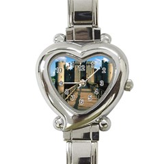 Bodiam Castle Heart Italian Charm Watch by trendistuff