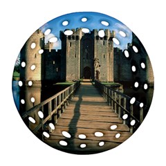 Bodiam Castle Round Filigree Ornament (2side) by trendistuff