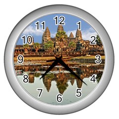 Angkor Wat Wall Clocks (silver)  by trendistuff