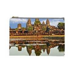 Angkor Wat Cosmetic Bag (large)  by trendistuff