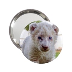 White Lion Cub 2 25  Handbag Mirrors by trendistuff