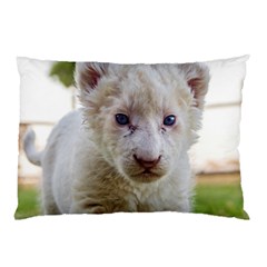 White Lion Cub Pillow Cases by trendistuff