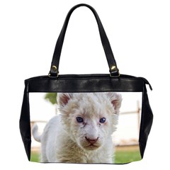 White Lion Cub Office Handbags (2 Sides)  by trendistuff