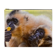 Two Monkeys Cosmetic Bag (xl) by trendistuff