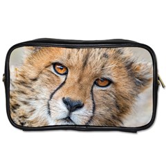 Leopard Laying Down Toiletries Bags by trendistuff