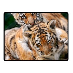 Baby Tigers Fleece Blanket (small) by trendistuff