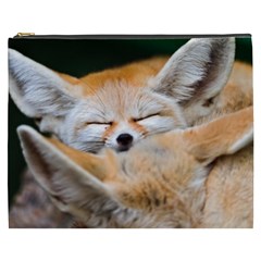 Baby Fox Sleeping Cosmetic Bag (xxxl)  by trendistuff