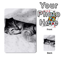 Sleepy Kitty Multi-purpose Cards (rectangle)  by trendistuff