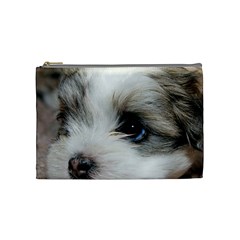 Sad Puppy Cosmetic Bag (medium)  by trendistuff