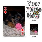 PUPPY WITH A CHEW TOY Playing Cards 54 Designs  Front - Diamond2