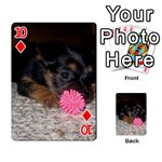 PUPPY WITH A CHEW TOY Playing Cards 54 Designs  Front - Diamond10