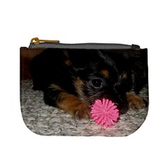 Puppy With A Chew Toy Mini Coin Purses by trendistuff