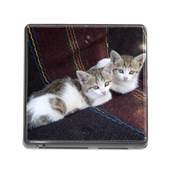 Kitty Twins Memory Card Reader (square) by trendistuff