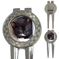 Kitty In A Corner 3-in-1 Golf Divots by trendistuff