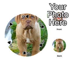 Cute Wrinkly Puppy Playing Cards 54 (round)  by trendistuff