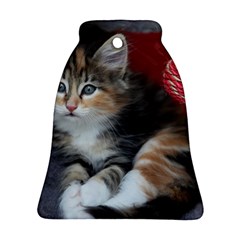 Comfy Kitty Bell Ornament (2 Sides) by trendistuff