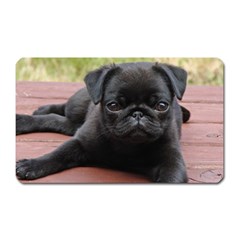 Alert Pug Puppy Magnet (rectangular) by trendistuff