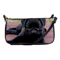 Alert Pug Puppy Shoulder Clutch Bags by trendistuff