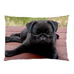 Alert Pug Puppy Pillow Cases (two Sides) by trendistuff