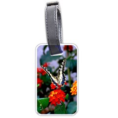 Butterfly Flowers 1 Luggage Tags (one Side)  by trendistuff