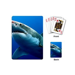 Great White Shark 3 Playing Cards (mini)  by trendistuff