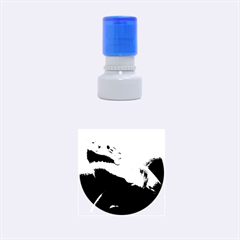 Great White Shark 3 Rubber Round Stamps (small) by trendistuff