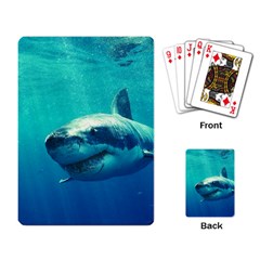 Great White Shark 1 Playing Card by trendistuff