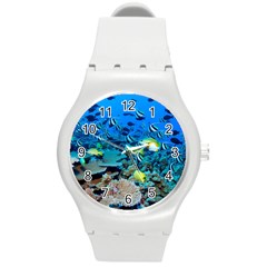 Fr Frigate Shoals Round Plastic Sport Watch (m) by trendistuff