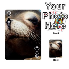 Cute Sea Lion Playing Cards 54 Designs  by trendistuff