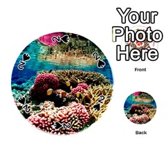 Coral Reefs 1 Playing Cards 54 (round)  by trendistuff