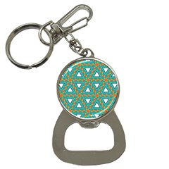 Triangles And Other Shapes Pattern			bottle Opener Key Chain by LalyLauraFLM