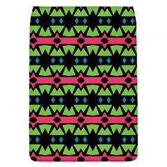 Shapes On A Black Background Pattern			removable Flap Cover (l) by LalyLauraFLM