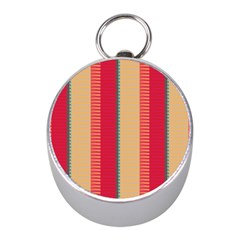 Stripes And Other Shapes			silver Compass (mini) by LalyLauraFLM