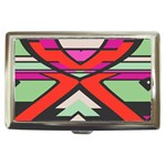 Shapes in retro colors			Cigarette Money Case Front