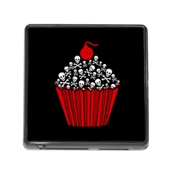 Skull Cupcake Memory Card Reader (square)