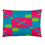 Rectangles and diagonal stripes			Pillow Case 26.62 x18.9  Pillow Case