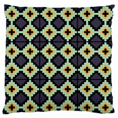 Pixelated Pattern 	large Flano Cushion Case (two Sides) by LalyLauraFLM