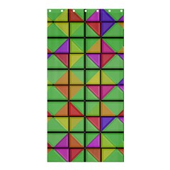 3d Rhombus Pattern	shower Curtain 36  X 72  by LalyLauraFLM