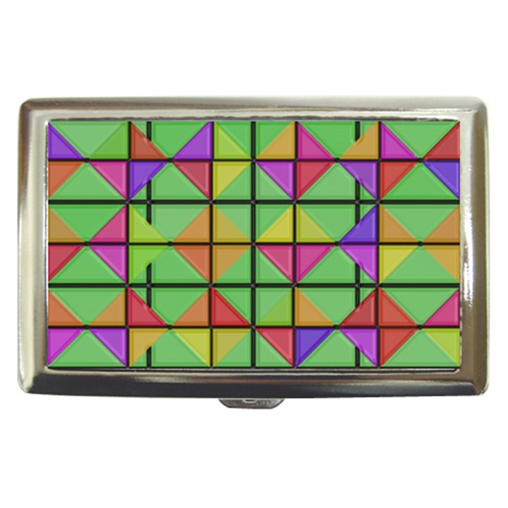 3D rhombus pattern			Cigarette Money Case