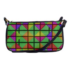 3d Rhombus Pattern			shoulder Clutch Bag by LalyLauraFLM