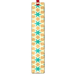 Stars And Squares Pattern			large Book Mark by LalyLauraFLM