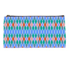 Pastel Rhombus Pattern	pencil Case by LalyLauraFLM