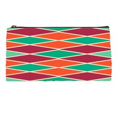 Distorted Rhombus Pattern 	pencil Case by LalyLauraFLM